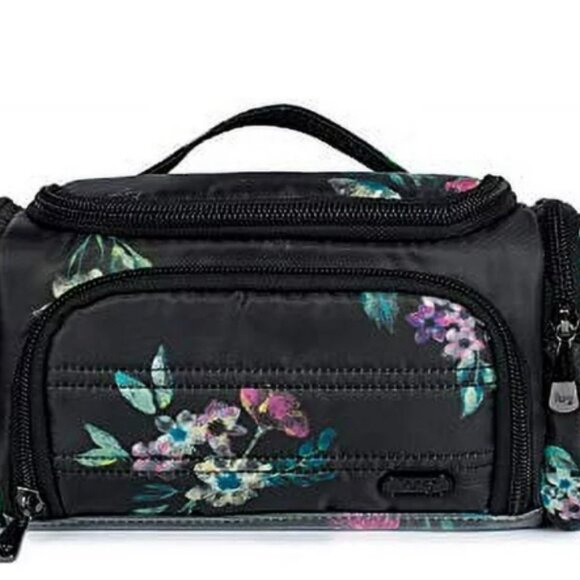 lug Handbags - NWT- LUG- TROLLEY MINI > Bouquet Black